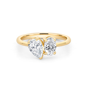 Pear Shape & Oval Cut Diamond Ring | 1.20tw