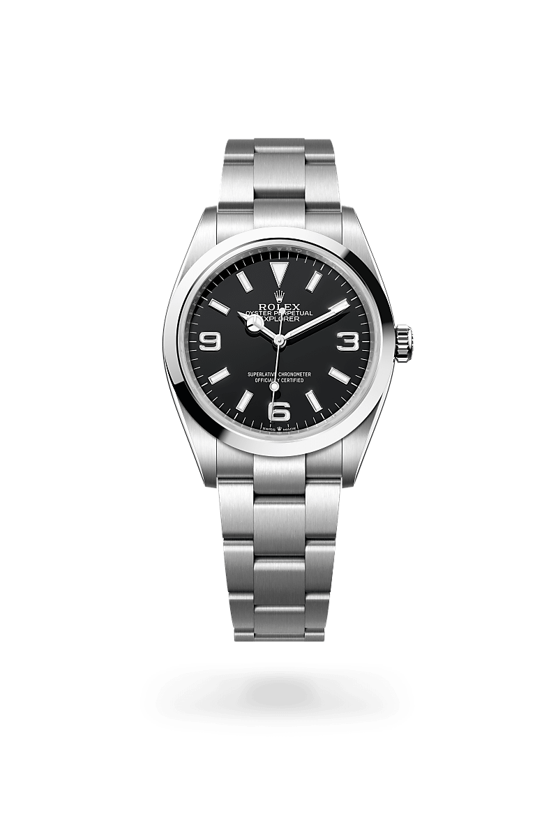 Rolex Explorer in Oystersteel and Black Dial, M124270-0001 | Polacheck's Jewelers