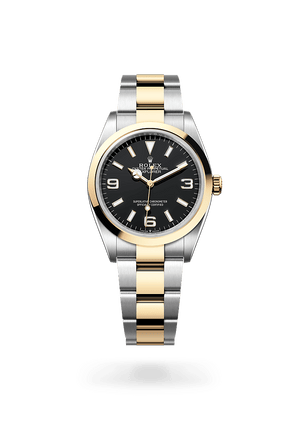 Rolex Explorer in Yellow Rolesor and Black, M124273-0001 | Polacheck's Jewelers