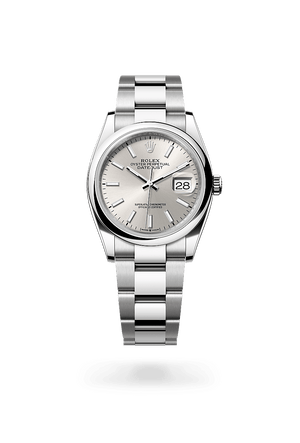 Rolex Datejust 36 in Oystersteel and Silver, M126200-0002 | Polacheck's Jewelers