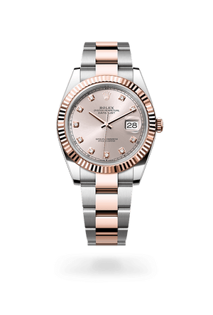Rolex Datejust 41 in Everose Rolesor and Chocolate Dial, M126331-0007 | Polacheck's Jewelers
