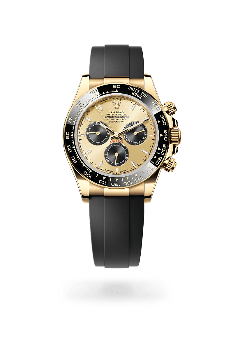 Rolex Cosmograph Daytona in Yellow Gold Golden and bright black Dial, M126518ln-0012 | Polacheck's Jewelers