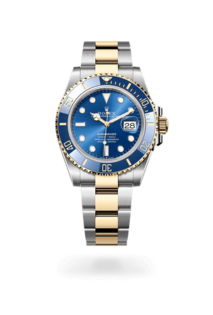 Rolex Submariner in Yellow Rolesor and Royal Blue Dial, M126613lb-0002 | Polacheck's Jewelers