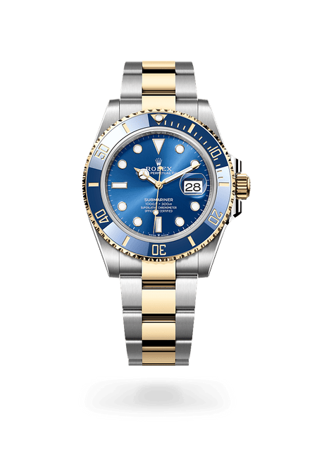 Rolex Submariner in Yellow Rolesor and Royal Blue Dial, M126613lb-0002 | Polacheck's Jewelers