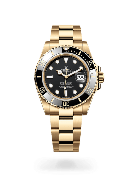 Rolex Submariner in Yellow Gold and Black Dial, M126618ln-0002 | Polacheck's Jewelers