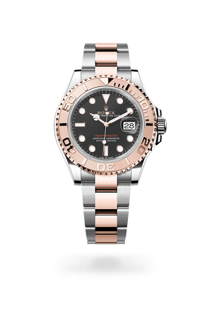 Rolex Yacht-Master 40 in Everose Rolesor and Intense Black Dial, M126621-0002| Polacheck's Jewelers