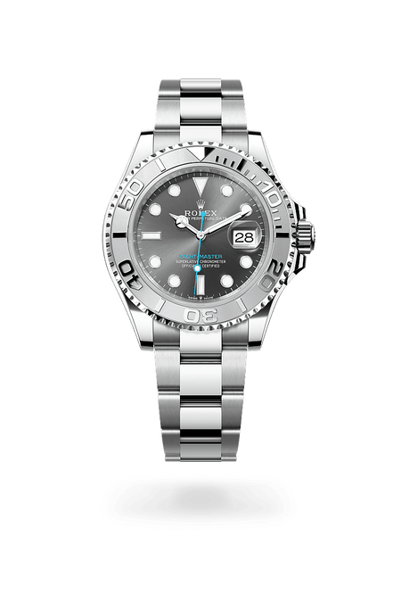 Rolex Yacht-Master in Rolesium and Slate Dial, M126622-0001 | Polacheck's Jewelers