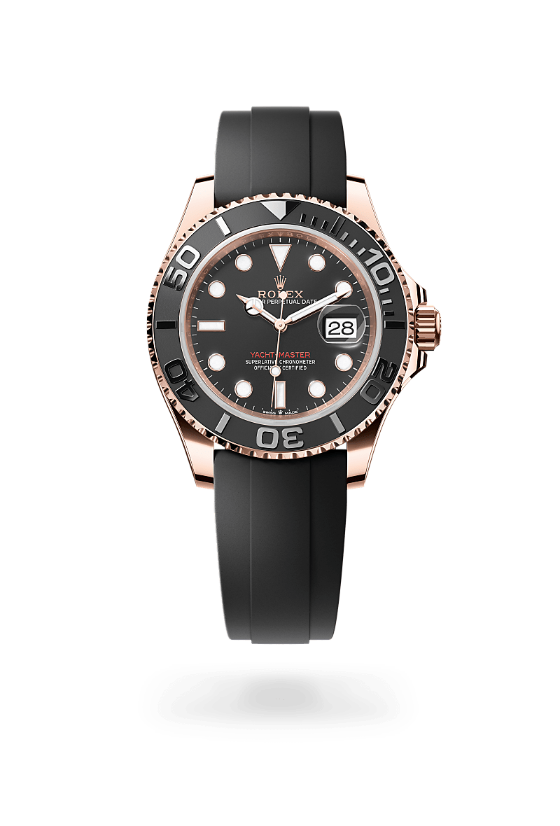 Rolex Yacht-Master in Everose Gold and Intense Black Dial, M126655-0002 | Polacheck's Jewelers