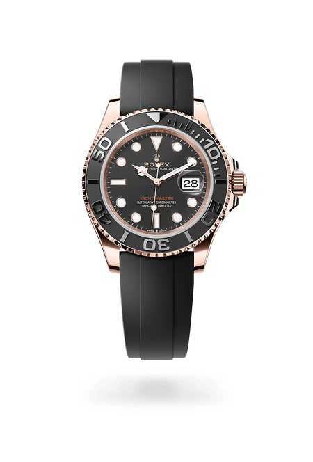 Rolex Yacht-Master in Everose Gold and Intense Black Dial, M126655-0002 | Polacheck's Jewelers