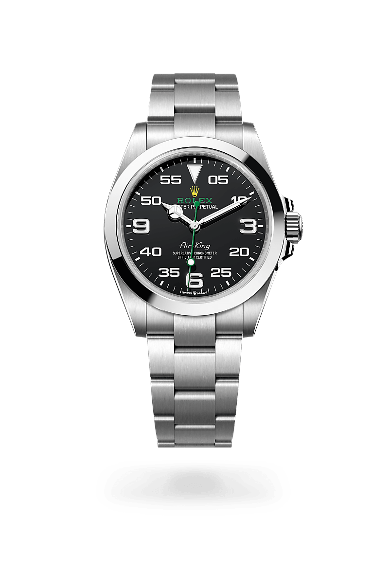 Rolex Air-King in Oystersteel and Black Dial, m126900-0001 | Polacheck's Jewelers