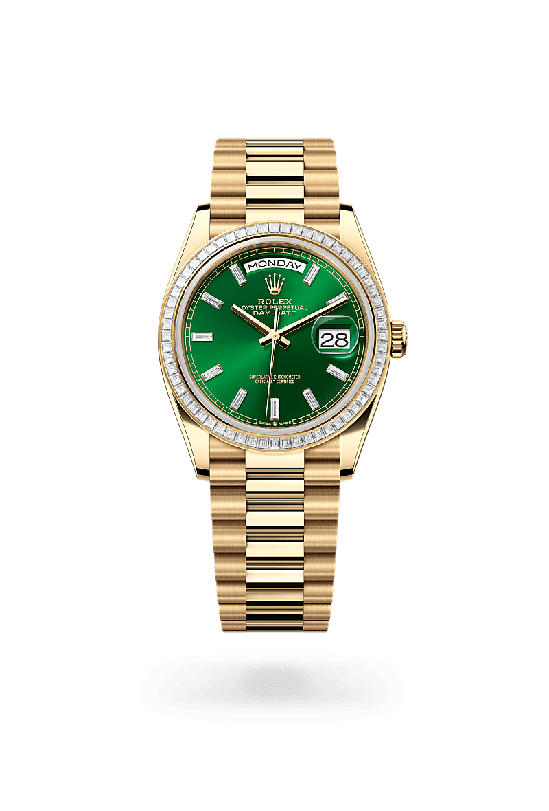 Rolex Day-Date 36 Yellow Gold and Diamonds, M128398tbr-0035