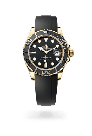 Rolex Yacht-Master in Yellow Gold and Black DIal, m226658-0001 | Polacheck's Jewelers