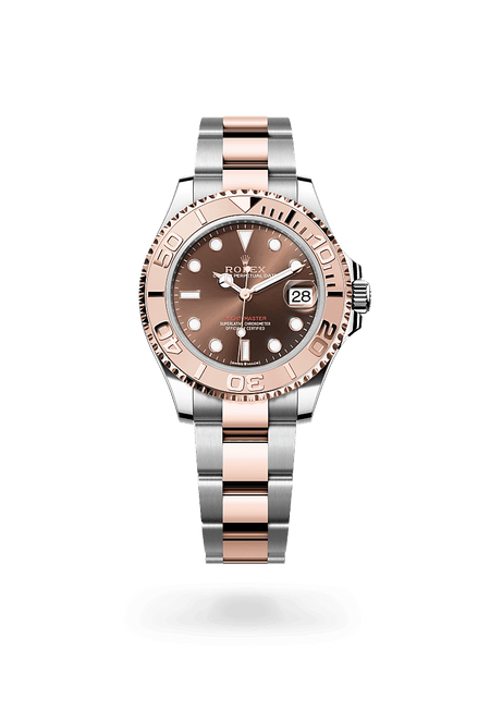 Rolex Yacht-Master in Everose Rolesor and Chocolate Dial, M268621-0003 | Polacheck's Jewelers