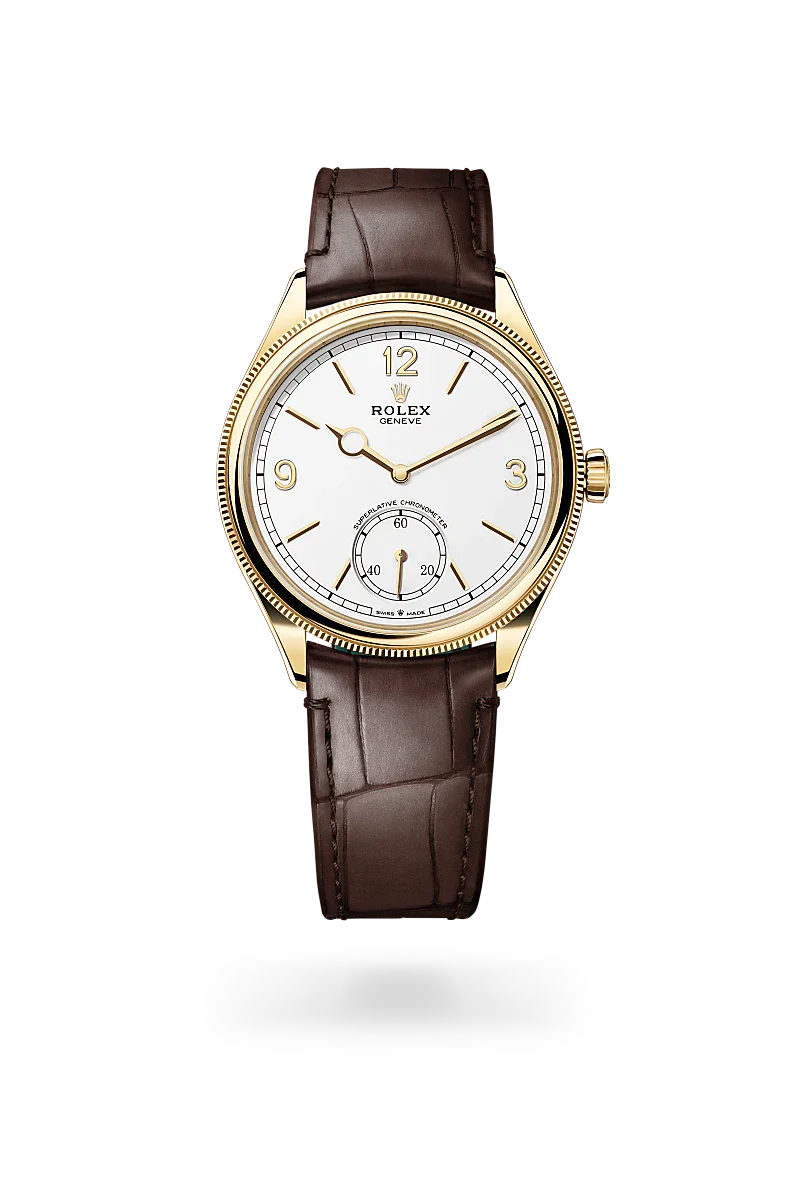 Rolex 1908 watch in Yellow gold and Intense White Dial, m126900-0001 | Polacheck's Jewelers