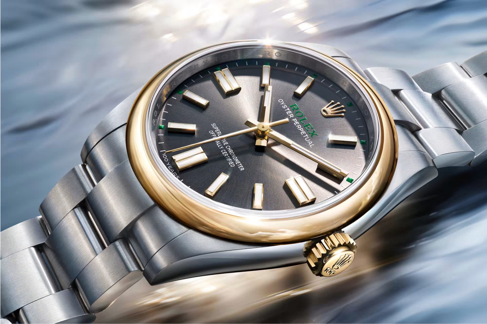 Slate dial 
A celebration of 100 years of the Oyster
